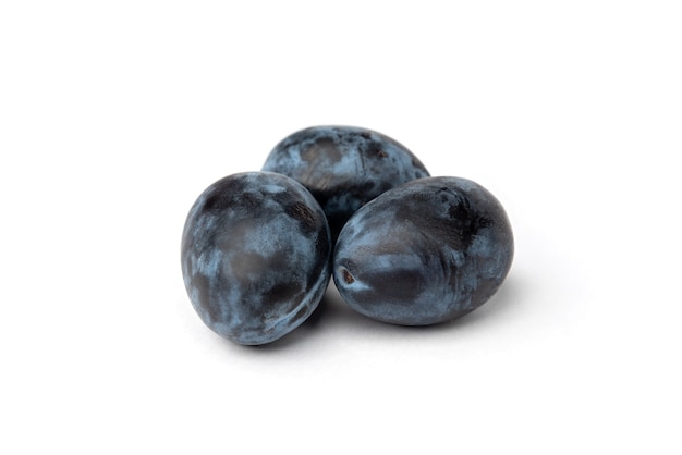 Fresh plum isolated