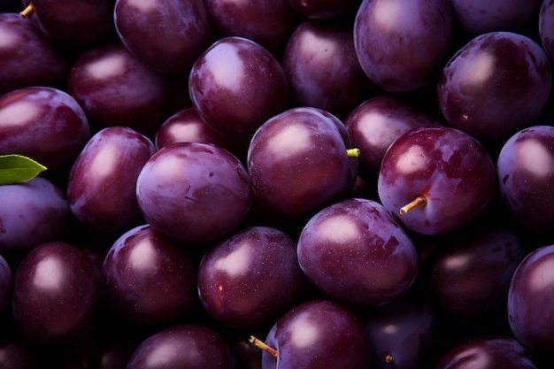 Fresh Plums as background Fresh Plums