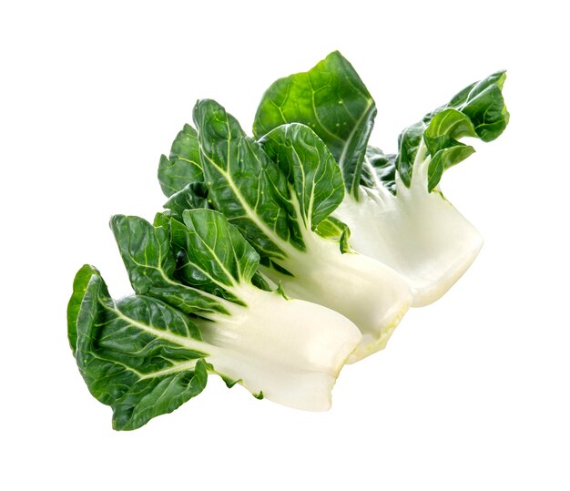 Photo fresh pok choy isolated on a white background