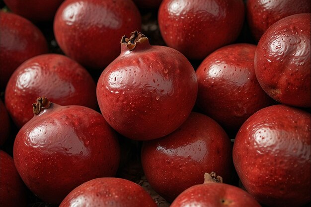 Photo fresh pomegranates