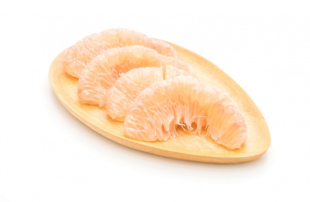 fresh pomelo isolated