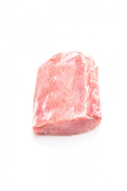 fresh pork raw fillet