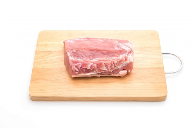 fresh pork raw fillet