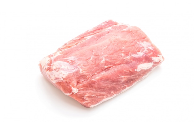 fresh pork raw fillet