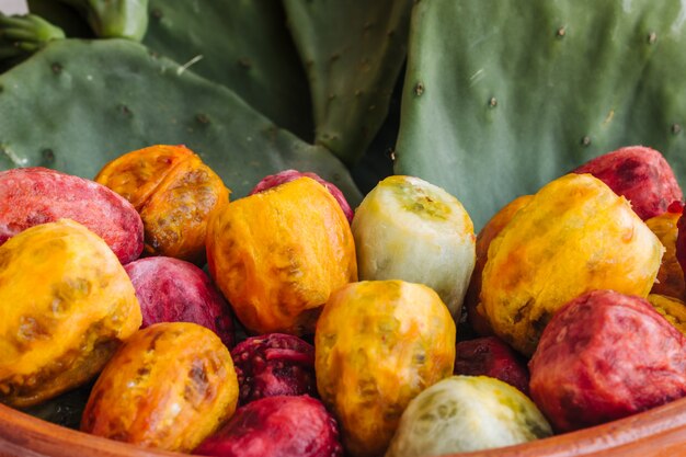 Fresh prickly pears