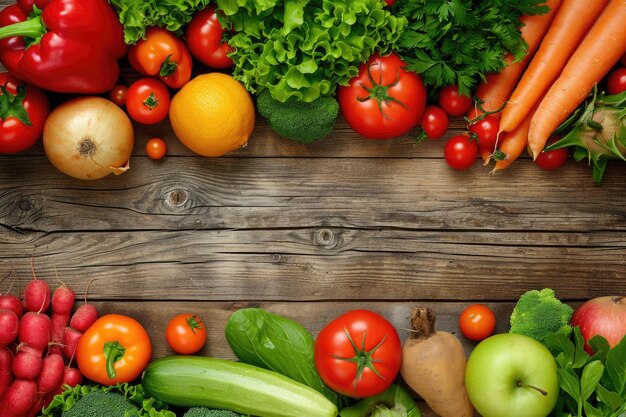 Fresh produce background