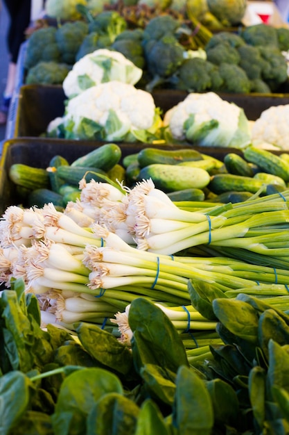 Fresh produce at the local Farmers Market.