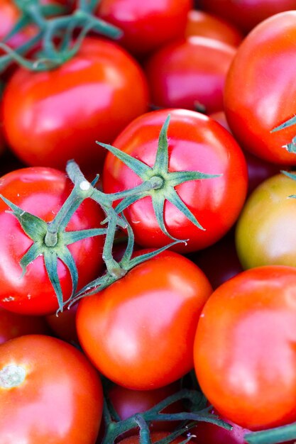 Свежие продукты на местном фермерском рынке.