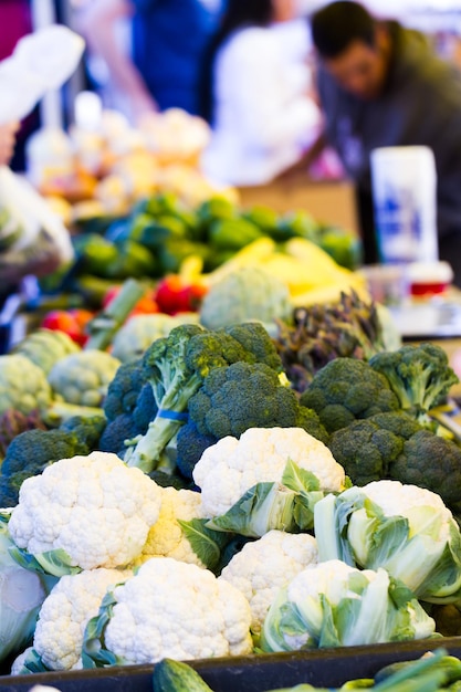 Fresh produce at the local Farmers Market.