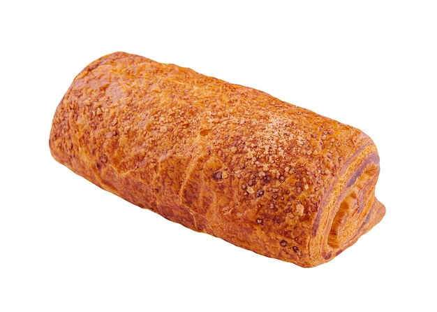 fresh puff bun isolated on a white background