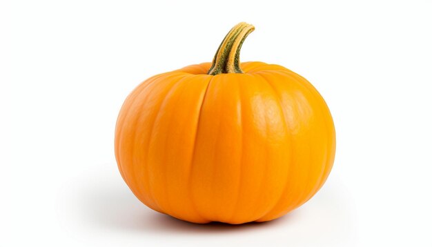 Fresh pumpkin isolated on white background