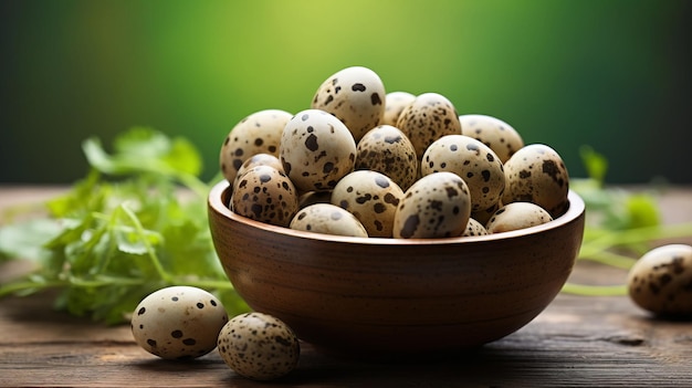 fresh quail eggs