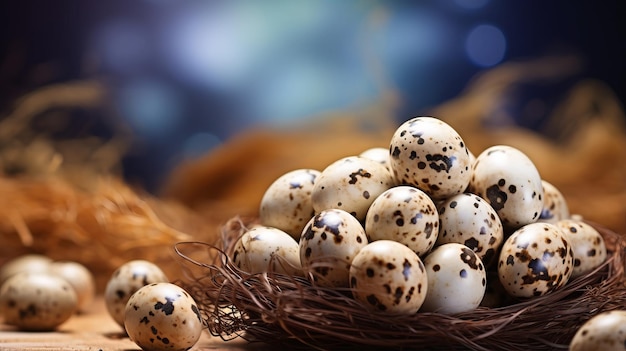 fresh quail eggs