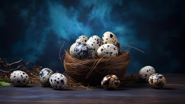 fresh quail eggs