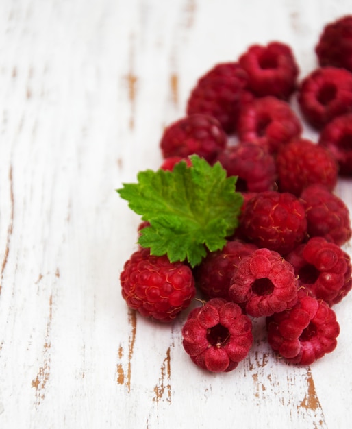 Fresh  raspberries