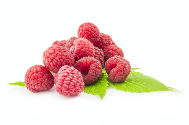 Fresh raspberry isolated