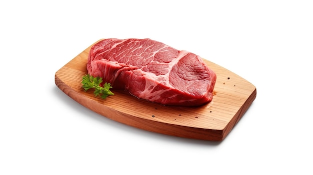 fresh raw beef steak