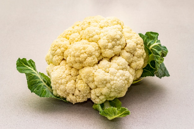 Fresh raw cauliflower.