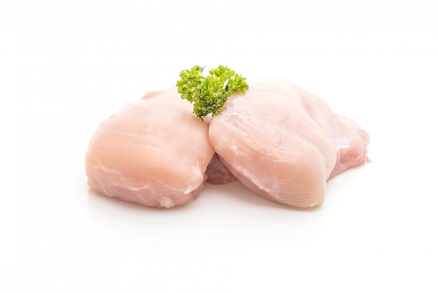 fresh raw chicken breast fillet