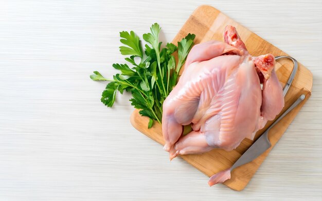 fresh raw chicken