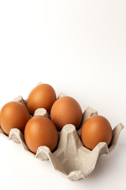 Fresh raw eggs