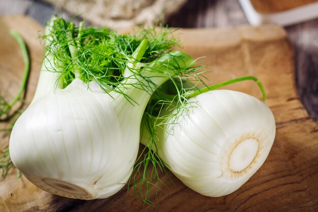 Fresh raw fennel