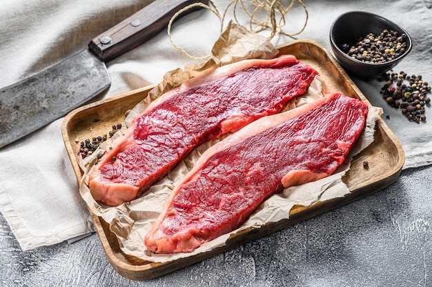 Fresh raw marbled beef steak