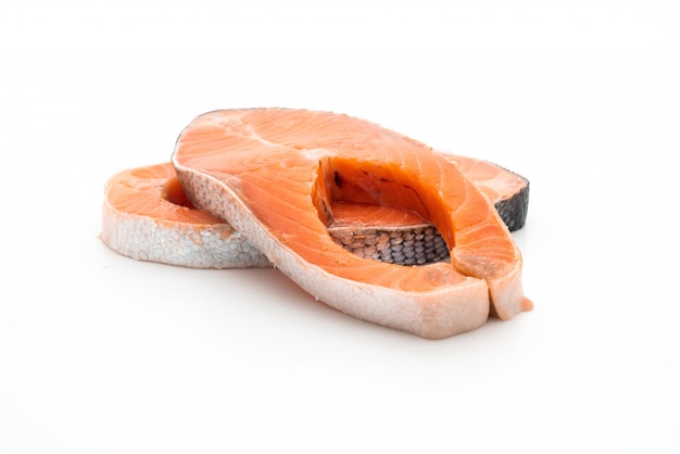 Fresh raw salmon