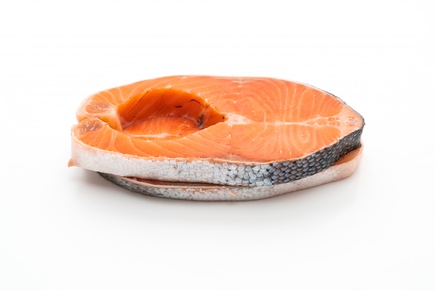 Fresh raw salmon