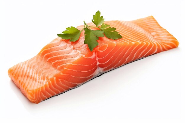 Fresh raw salmon