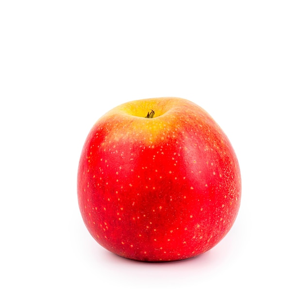 Fresh red apple isolated on white With clipping path