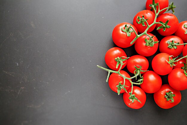 Fresh red cherry tomatoes