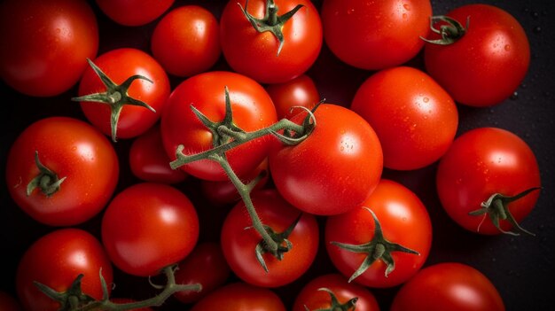 Fresh red tomatoes