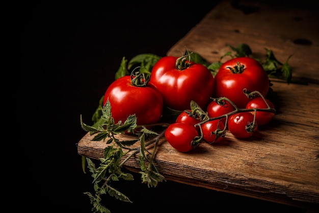 Fresh red tomatoes