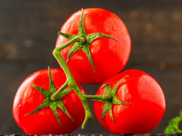 Fresh red tomatoes