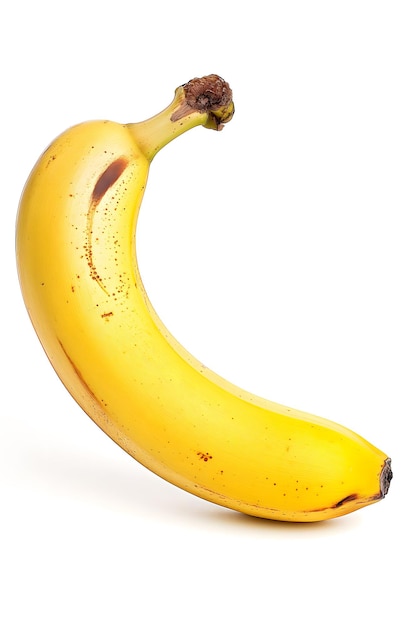 Фото Свежие созревшие бананы на белом фоне с пространством для копирования