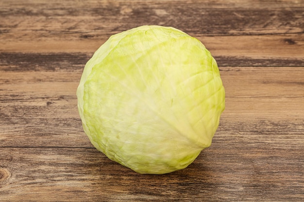 Fresh ripe cabbage ready for cooking