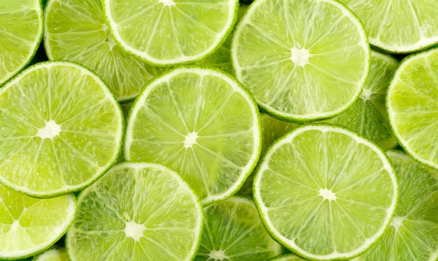 Photo fresh ripe limes background