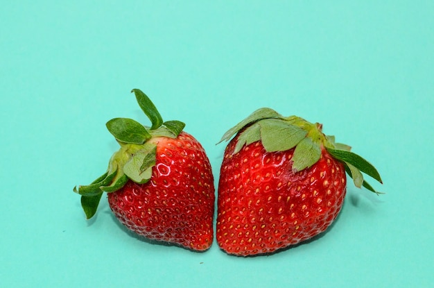 Photo fresh ripe strawberry