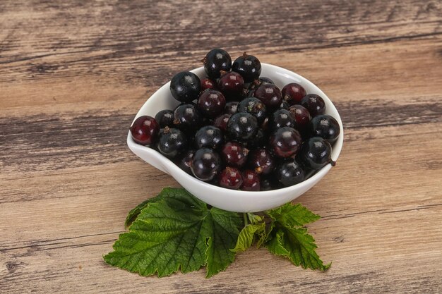 Fresh ripe sweet black currant