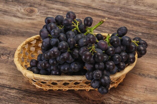 Fresh ripe sweet red grape