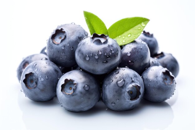 Fresh ripe tasty Organic blueberries