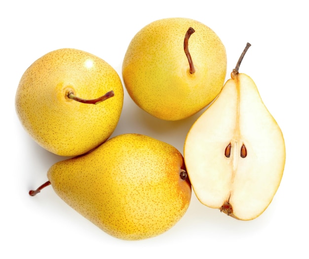 Fresh ripe yellow pear