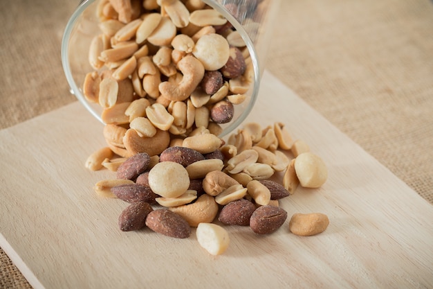 Fresh roasted cocktail nuts