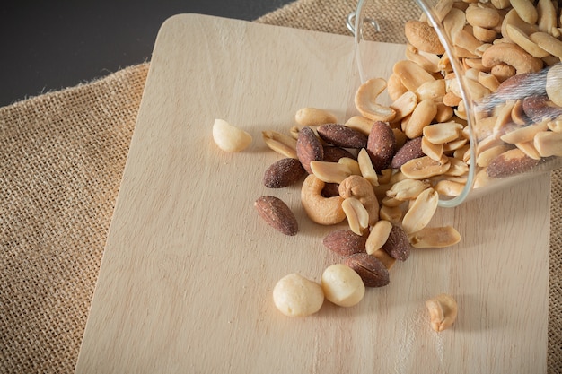 Fresh roasted cocktail nuts