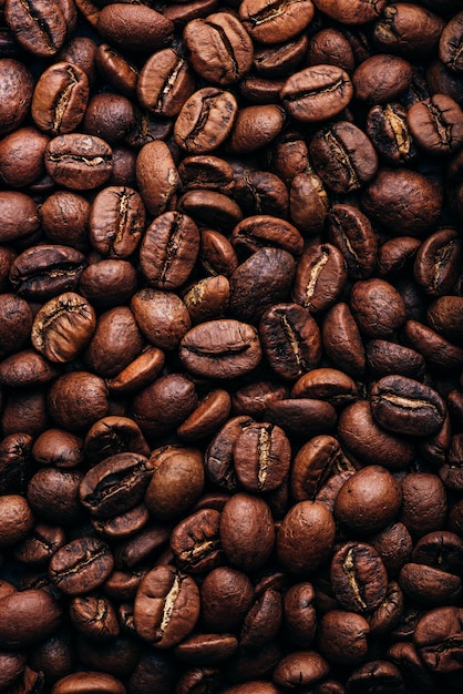 Fresh roasted coffee beans