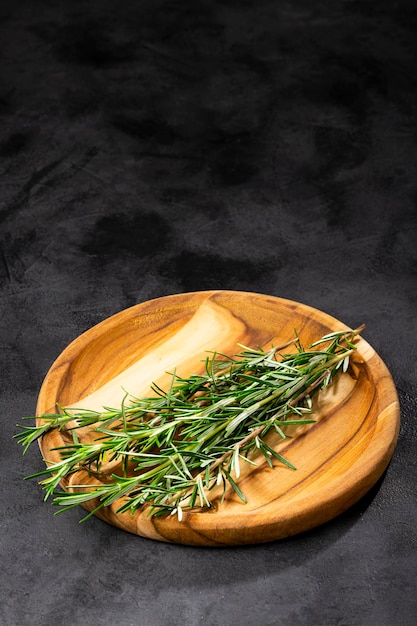 Fresh rosemary herb on the table
