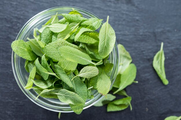 Fresh Sage in a bowl