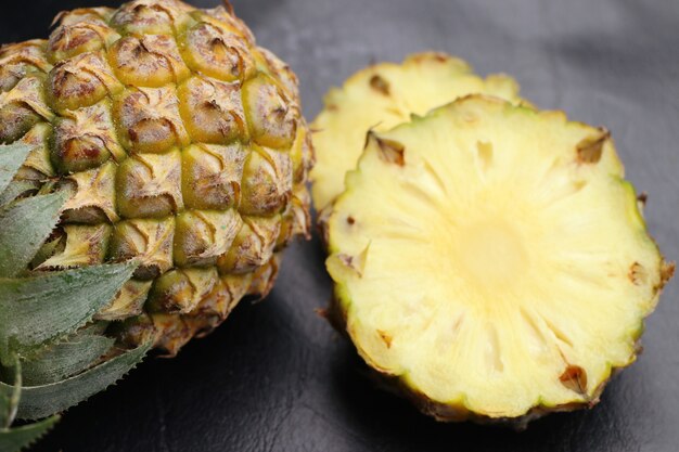 fresh slice of pineapple