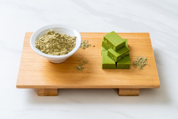 fresh and soft matcha green tea chocolate